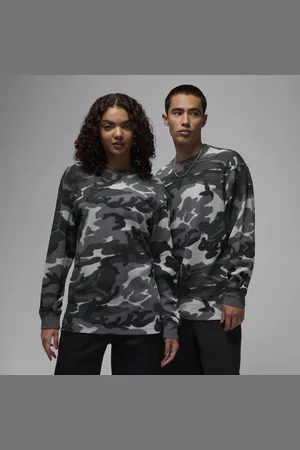 Jordan Camisola de manga comprida com padrão camuflado MVP para homem