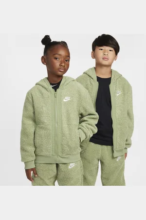 Nike Hoodie de inverno com fecho completo Sportswear Club Fleece Júnior