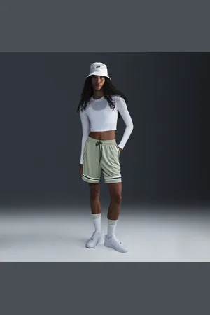 Nike Calções de basquetebol de 18 cm Dri-FIT Crossover para mulher