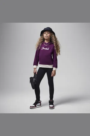 Jordan Conjunto de 2 peças com leggings aconchegantes Meta-Enchantment Dri-FIT para criança