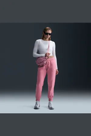 Nike Calças de fato de treino de cintura normal Sportswear Phoenix Fleece para mulher