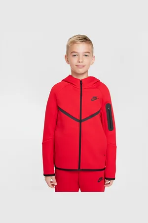 Nike Hoodie com fecho completo Sportswear Tech Fleece Júnior