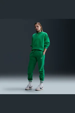 Nike Calças de fato de treino de cintura normal Sportswear Phoenix Fleece para mulher