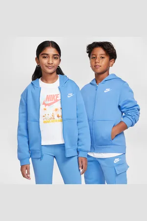 Nike Hoodie com fecho completo Sportswear Club Fleece Júnior