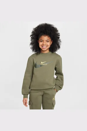 Nike Sweatshirt de gola redonda em lã cardada Sportswear Júnior