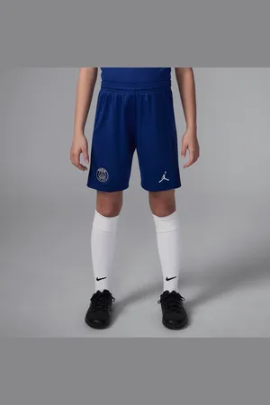Jordan Calções de futebol de réplica Dri-FIT do quarto equipamento Stadium Paris Saint-Germain 2025 Júnior