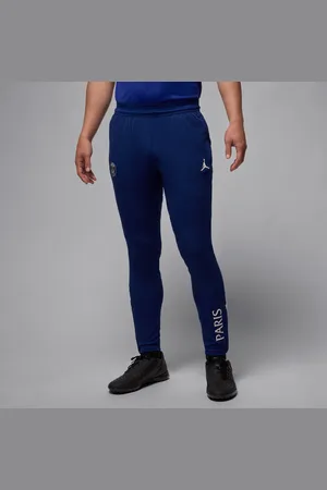 Jordan Calças de futebol de malha Dri-FIT ADV do quarto equipamento Strike Elite Paris Saint-Germain para homem