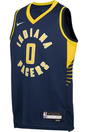 Nike Camisola NBA Swingman Tyrese Haliburton Indiana Pacers 2024/25 Icon Edition Júnior (Rapaz)
