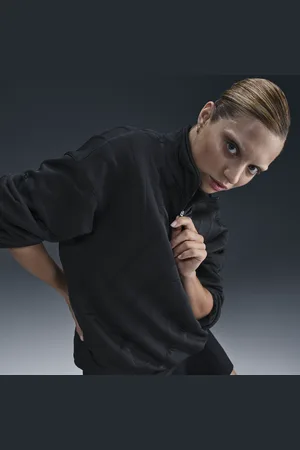Nike Sweatshirt folgada e aconchegante com logótipo e fecho a 1/4 Sportswear Collection para mulher