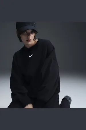 Nike Sweatshirt de gola redonda extremamente folgada Sportswear Phoenix Fleece para mulher
