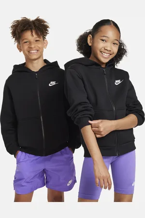 Nike Hoodie com fecho completo Sportswear Club Fleece Júnior