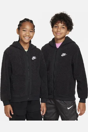 Nike Hoodie de inverno com fecho completo Sportswear Club Fleece Júnior