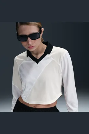 Nike Camisola de manga comprida recortada Sportswear para mulher