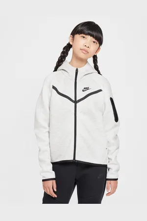 Nike Hoodie com fecho completo Sportswear Tech Fleece para rapariga