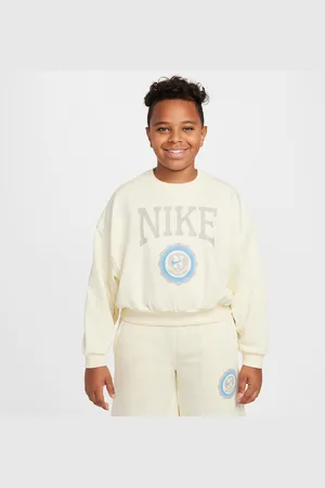 Nike Sweatshirt de gola redonda em tecido moletão Sportswear Club para rapariga