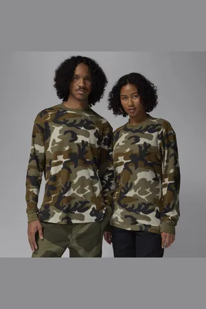 Jordan Camisola de manga comprida com padrão camuflado MVP para homem