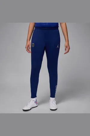 Jordan Calças de futebol de malha Dri-FIT do quarto equipamento Strike Paris Saint-Germain para mulher