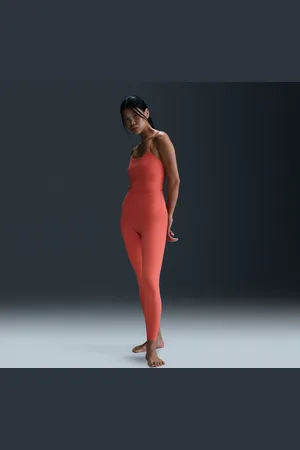 Nike Leggings a 7/8 de cintura subida e suporte ligeiro Zenvy Rib para mulher