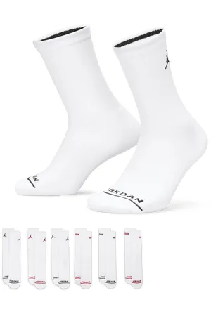 Jordan Meias pelo tornozelo para criança (6 pares)