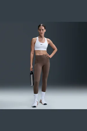 Nike Leggings a todo o comprimento de cintura subida e suporte médio com bolsos Universa para mulher
