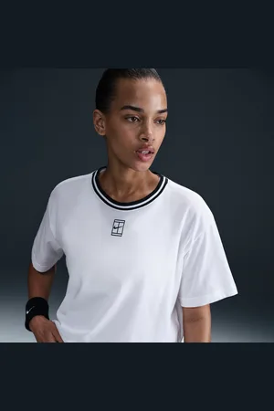 Nike T-shirt de manga curta recortada Dri-FIT Heritage para mulher