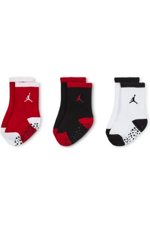 Jordan Meias antiderrapantes pelo tornozelo Jumpman para bebé (3 pares)