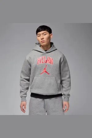 Jordan Hoodie pullover de lã cardada Milan para homem