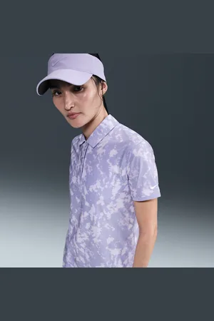Nike Polo de golfe estampado de manga curta Dri-FIT Victory para mulher