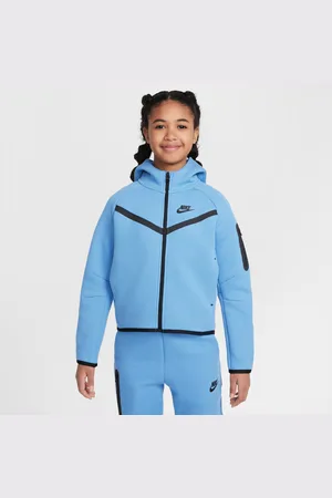 Nike Hoodie com fecho completo Sportswear Tech Fleece para rapariga