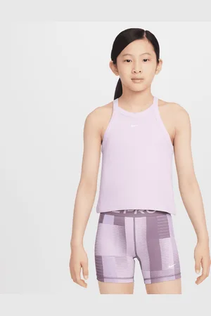 Nike Camisola sem mangas com decote subido para rapariga