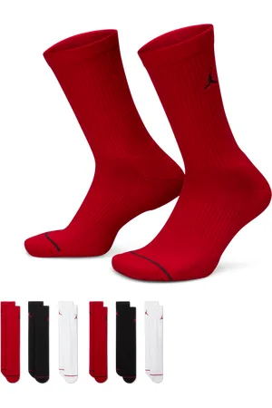 Jordan Meias de cano médio com amortecimento Everyday (6 pares)
