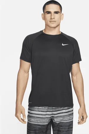 Nike Camisola de natação de manga curta com proteção UV Essential para homem
