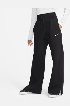 Nike Calças de fato de treino de cintura subida e pernas largas Sportswear Phoenix Fleece para mulher