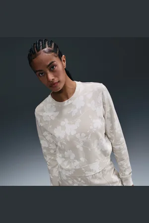 Nike Sweatshirt estampada em tecido moletão de gola redonda Sportswear Chill Terry para mulher
