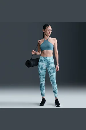 Nike Leggings estampadas a 7/8 de cintura subida e suporte ligeiro Zenvy para mulher