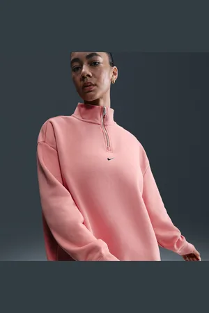 Nike Camisola de lã cardada com fecho a 1/4 Sportswear para mulher