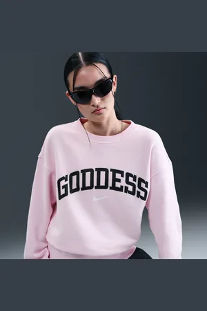 Nike Sweatshirt de gola redonda folgada Sportswear Phoenix Fleece para mulher