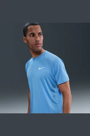 Nike Camisola de natação de manga curta com proteção UV Essential para homem