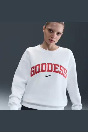 Nike Sweatshirt de gola redonda folgada Sportswear Phoenix Fleece para mulher