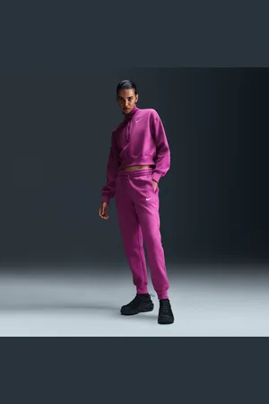 Nike Calças de fato de treino de cintura normal Sportswear Phoenix Fleece para mulher