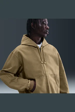 Nike Casaco de basquetebol com fecho completo sem forro Life para homem