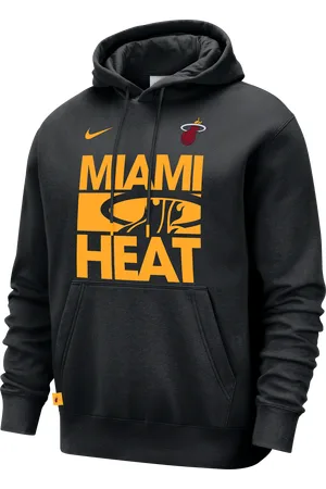 Nike Hoodie pullover NBA Miami Heat Club Courtside para homem