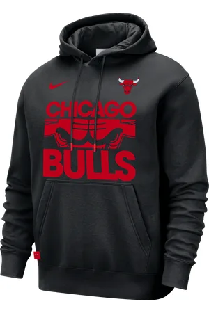Nike Hoodie pullover NBA Chicago Bulls Club Courtside para homem