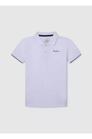 Pepe Jeans Infantil Polos Bordados - Polo piquet de algodão logo bordado