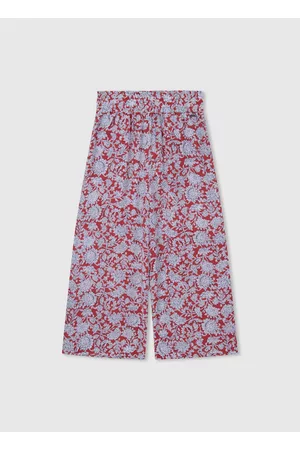 Pepe Jeans Infantil Calças - Calças jullie padrão flores