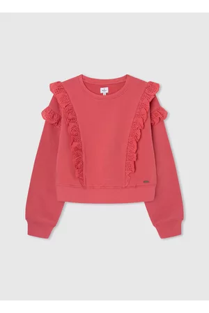 Pepe Jeans Infantil Sweatshirts - Sweatshirt de algodão com folhos