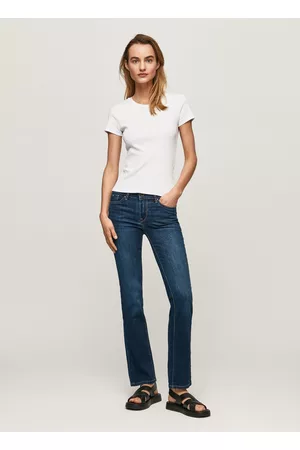 Pepe Jeans Mulher Calças - Piccadilly medium rise slim fit jean
