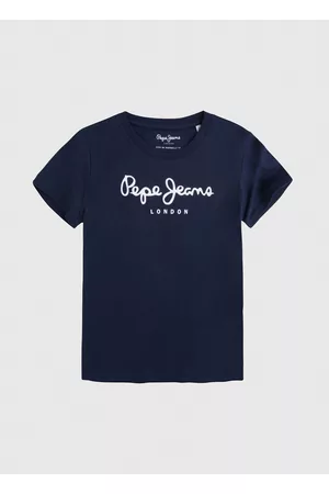 Pepe Jeans Menino T-shirts & Manga Curta - T-shirt algodão logo estampado
