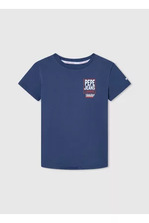 Pepe Jeans Menino T-shirts & Manga Curta - T-shirt com logo estampado