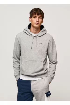 Pepe Jeans Homem Sweatshirts - Sweatshirt capuz ajustável algodão